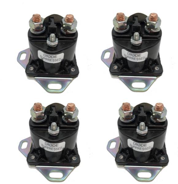 Made in USA - Set of 4 Ford Starter Solenoid Relay Switch for Ford SW1951 - Assembled in USA
