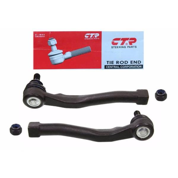 Korean Parts - New OEM Set Of 2 Front Outer Tie Rod Aveo Aveo5 End Pair 93740723 & 93740722