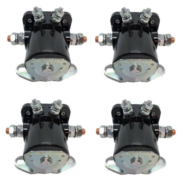 Made in USA - Set Of 4 Starter Car Truck Solenoid For Ford 12V Heavyduty Assembled In Usa