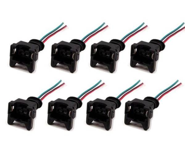 DTS - Set of 8 Injector Connector Pigtail for Ford Chevy GM Pontiac LS1 LS6 EV1 OBD1
