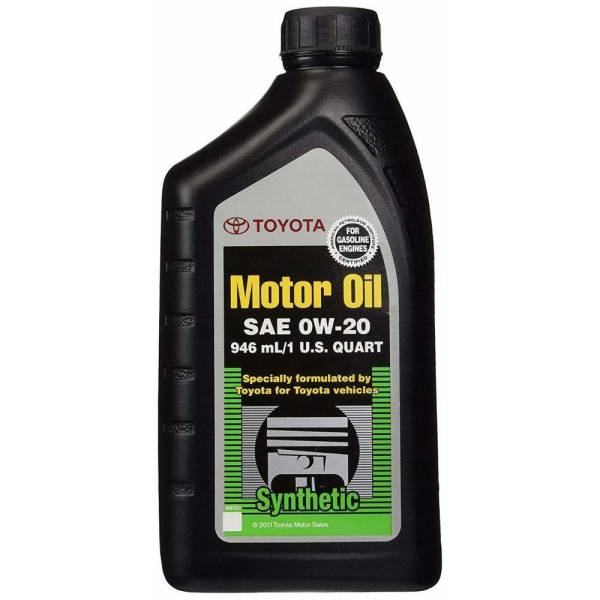 Toyota - New Genuine Synthetic Motor Oil SAE 0W-20 For Toyota  - toyota 0w20