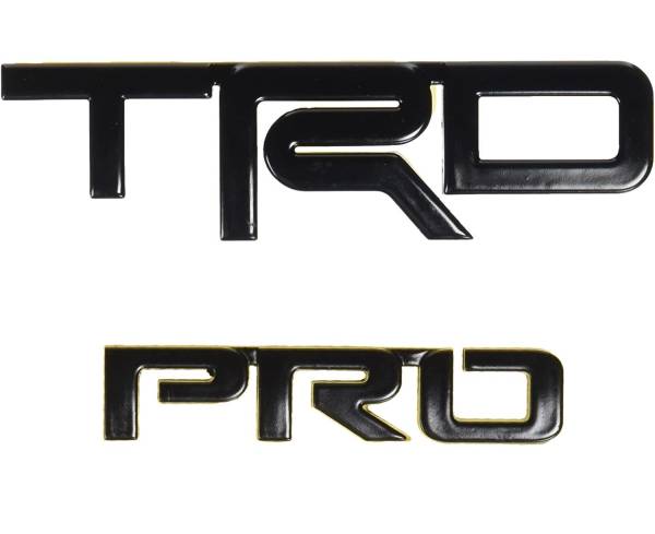 Toyota - OEM Toyota TRD Pro Emblem 4Runner FJ Cruiser Tundra Tacoma Black Metal