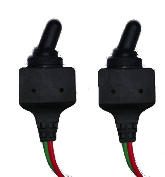 DTS - Set of 2 Toggle Switch Heavy Duty Waterproof 2 Terminal ON/OFF Marine Automotive