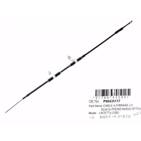 Korean Parts - New OEM Rear Left Parking Brake Cable for Chevy Chevrolet Optra Part: 96435117