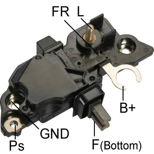 Transpo - Voltage Regulator for Bosch Volvo Caterpillar John Deere 12V - IB677