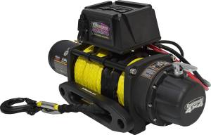 Dobinsons - Dobinsons 12V Electric Winch - 12,000 LBS Capacity with Synthetic Rope, Hawse Fairlead and Remote Control(EW80-3815S) - Image 1