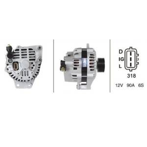 DTS - New Alternator for Chery Arauca A3 A5 Tiuna DR5 Van 90 Amp - B11-3701110BB - Image 1