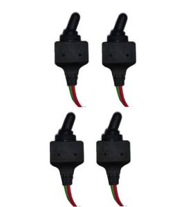 DTS - Set of 4 Toggle Switch Heavy Duty Waterproof 2 Terminal ON/OFF Marine Automotive - Image 1