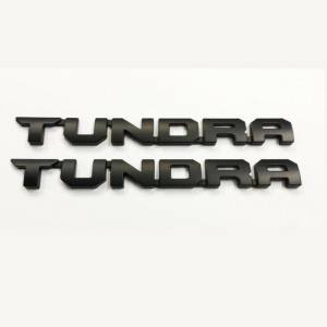 Toyota - Set of 2 Door Emblem Black Matte for Toyota Tundra TRD PRO - 754710C170 - Image 1